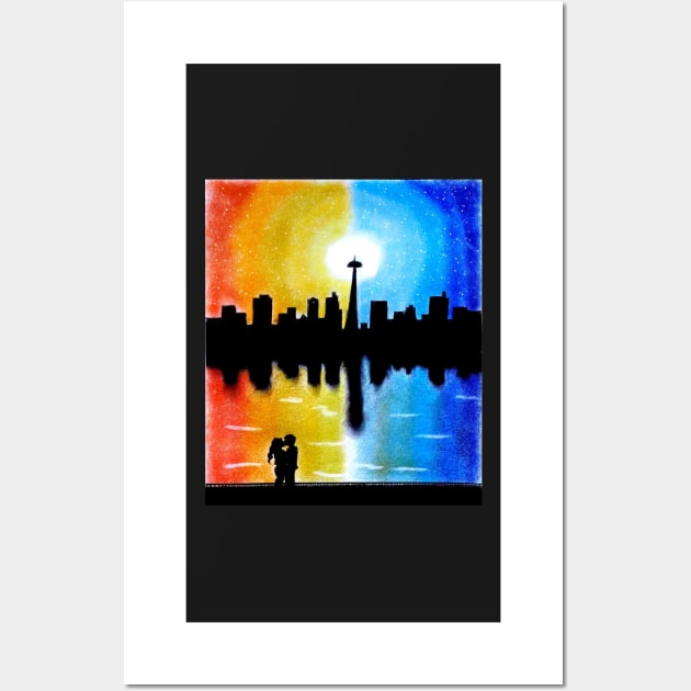 NEW YORK LOVE Wall Art by kazartsy